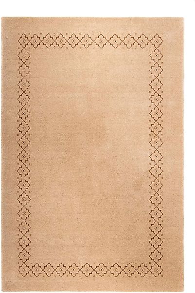 morgenland Wollteppich »Gabbeh - Loribaft Softy - 242 x 170 cm - hellbraun« günstig online kaufen