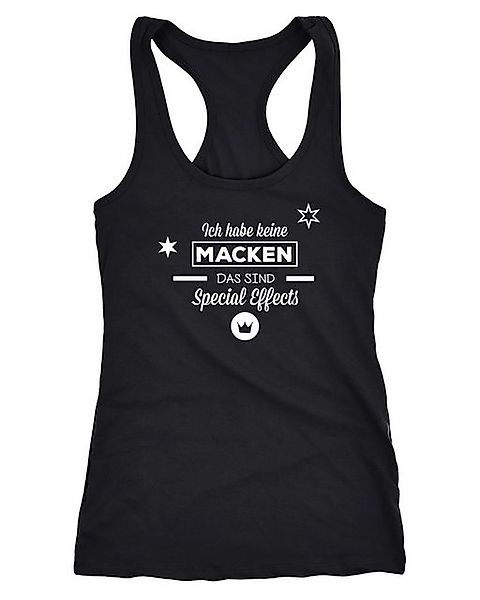 MoonWorks Tanktop Damen Tanktop Tank Top Ich habe keine Macken, das sind Sp günstig online kaufen