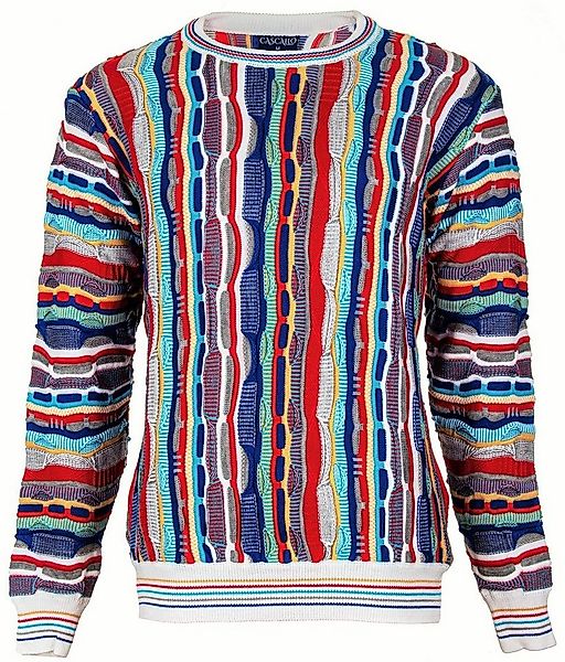 Cascallo Strickpullover Luciano - Gestrickter Luxus Designer Rundhals-Pullo günstig online kaufen