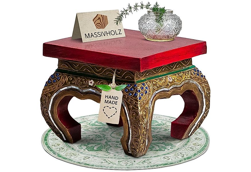 livasia Opiumtisch livasia Opiumtisch mit Glasmosaik, Couchtisch, Handarbei günstig online kaufen