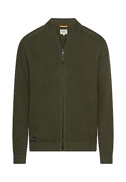 camel active Strickjacke im Bomberstil Stehkragen günstig online kaufen