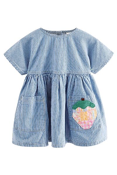 Next Jeanskleid Denim-Kleid 100 % Baumwolle mit günstig online kaufen