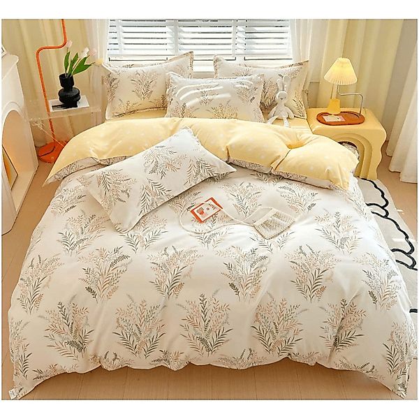 ibettertec Bettwäsche Bettbezug Set 135x200/200x200 cm günstig online kaufen