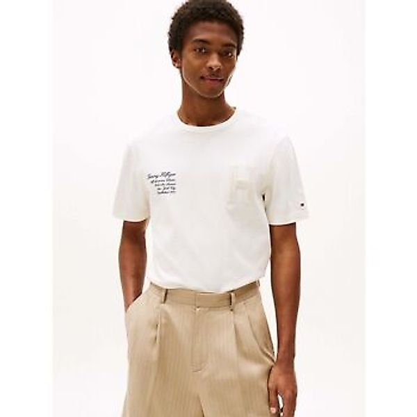 Tommy Hilfiger  T-Shirt MW0MW39364 VARSITY-Z00 IVORY PETAL günstig online kaufen