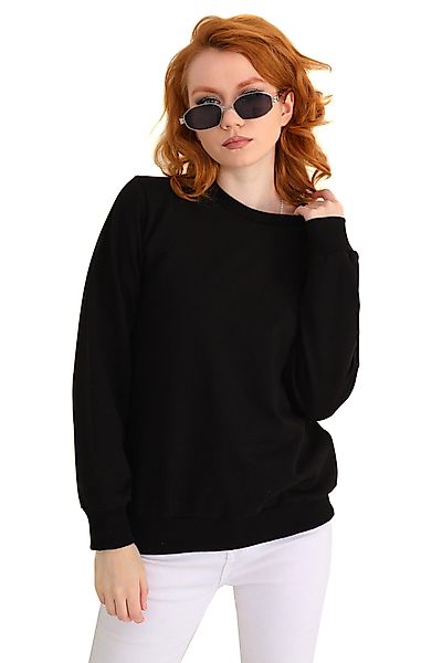 Bongual Sweater Sweatshirt Pullover mit gerauter günstig online kaufen