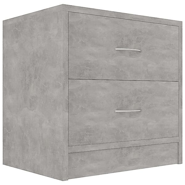 furnicato Nachttisch Betongrau 40x30x40 cm Holzwerkstoff günstig online kaufen
