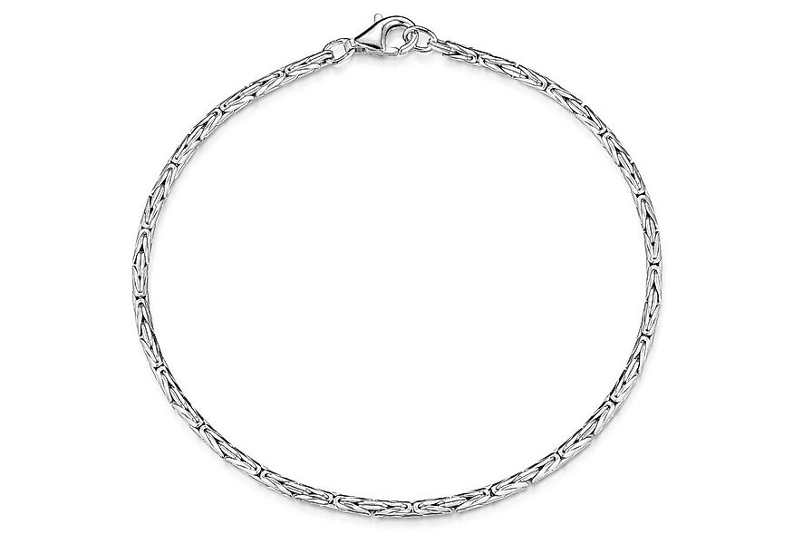Materia Silberarmband Damen Königsarmband rund 2,5mm SA-31, 925 Sterling Si günstig online kaufen