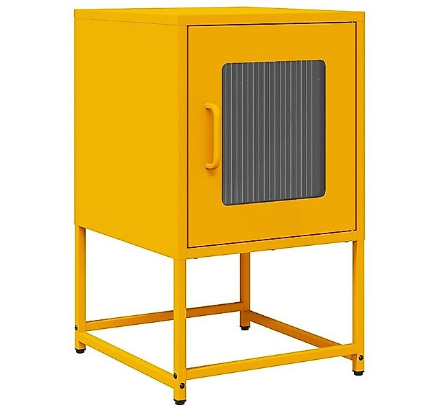 vidaXL Nachttisch Nachttisch Senfgelb 36x39x60,5 cm Kaltgewalzter Stahl (1- günstig online kaufen