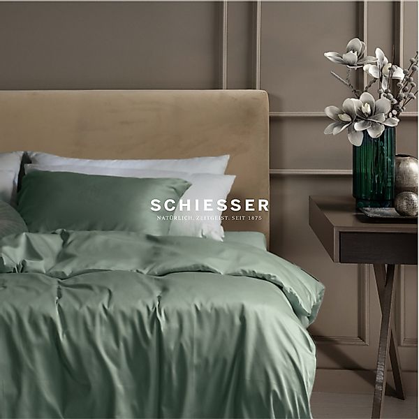Schiesser Bettwäsche Ella seidenmattes Premiumbettwäscheset aus günstig online kaufen