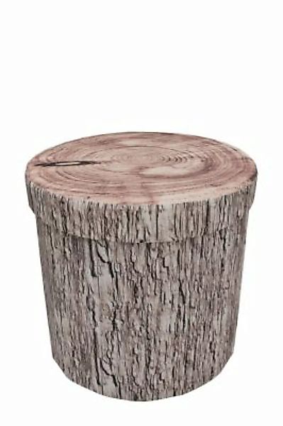 HTI-Living Hocker Baumstamm braun günstig online kaufen