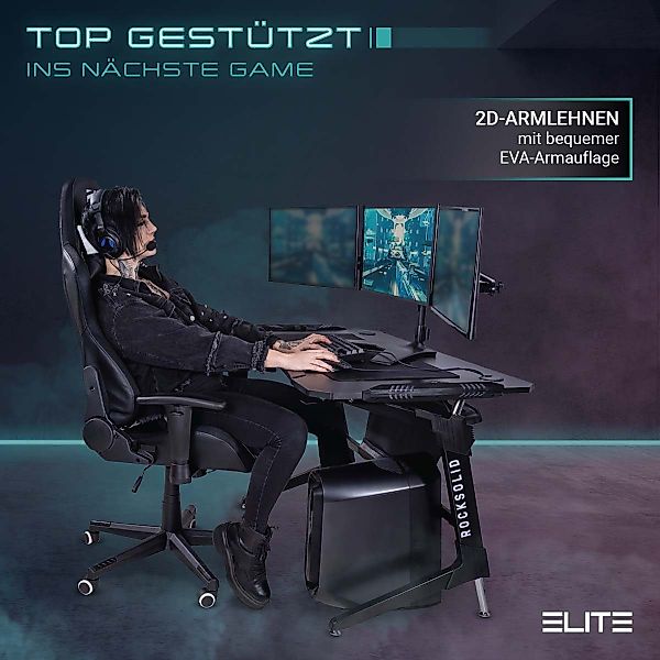 ELITE Gaming Gaming-Stuhl Ergonomischer Bürostuhl Destiny günstig online kaufen