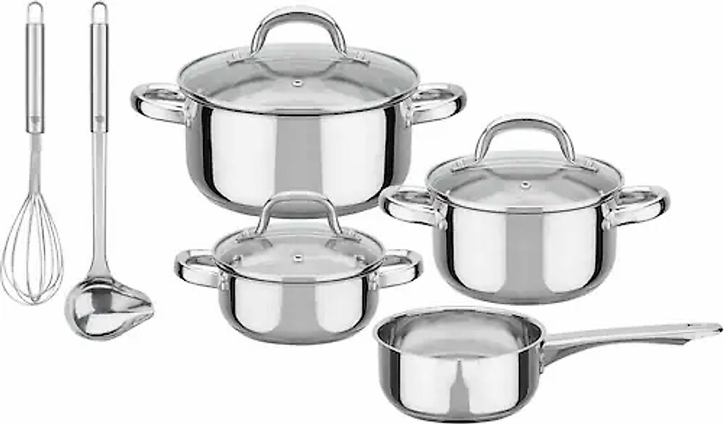 GSW Topf-Set »Montreal« Set, je 1 Kochtopf 14/16/20 cm, 1 Stieltopf 14 cm, günstig online kaufen