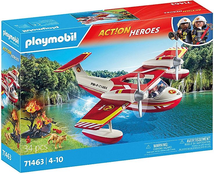Playmobil® Feuerwehrflugzeug mit Löschfunktion (71463), Action günstig online kaufen