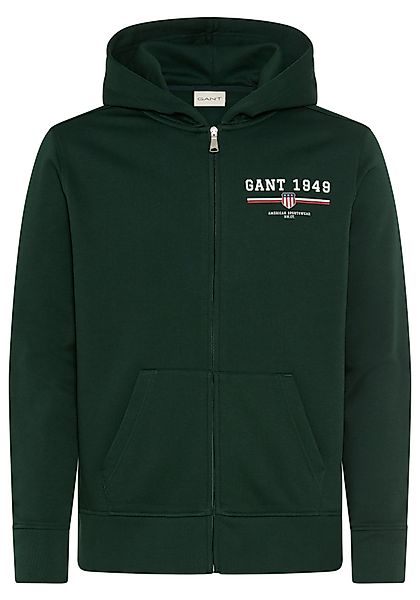 Gant Kapuzensweatjacke GRAPHIC FULL ZIP HOODIE günstig online kaufen