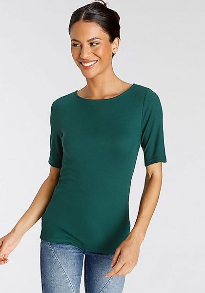 Boysen's Kurzarmshirt sehr figurbetonte Passform, elastische günstig online kaufen