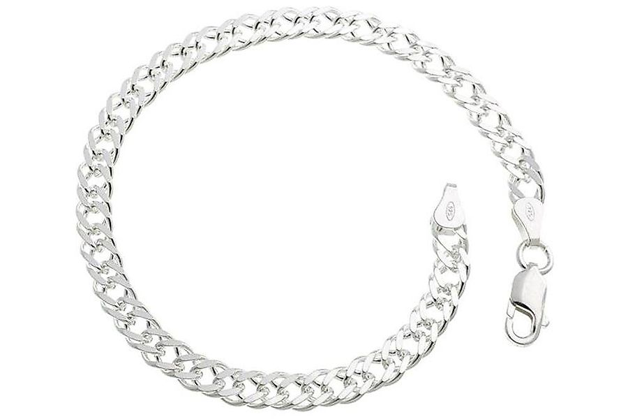 Silberkettenstore Silberarmband Zwillingspanzerkette Armband 5,5mm - günstig online kaufen