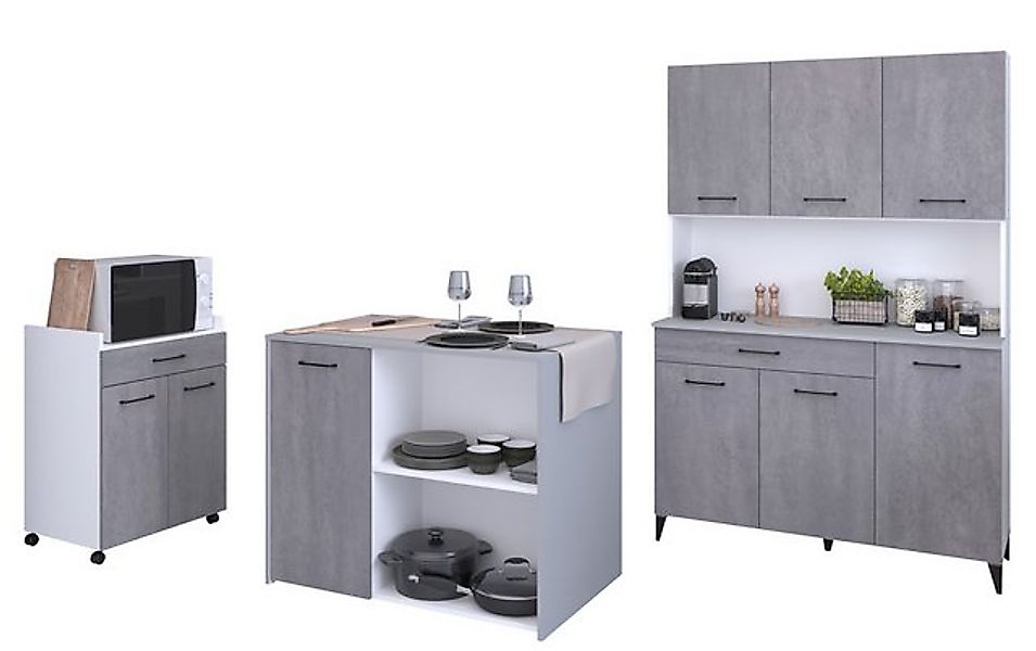 Parisot Mehrzweckschrank-Set Malice 6, (3-teilig), (3-teilig) Buffet + Inse günstig online kaufen