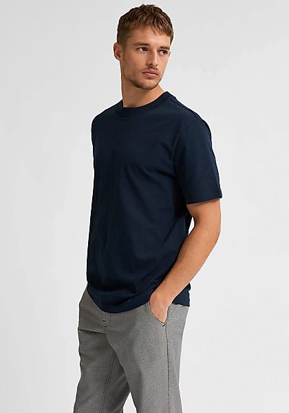 SELECTED Rundhalsshirt "SLHCOLMAN SS O-NECK TEE NOOS" günstig online kaufen