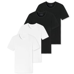 Schiesser T-Shirt 95/5 Organic Cotton (4-tlg) günstig online kaufen