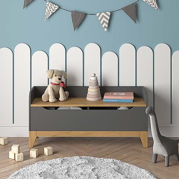 VitaliSpa® Bücherregal Malia, Grau/Eiche, 107.2 x günstig online kaufen