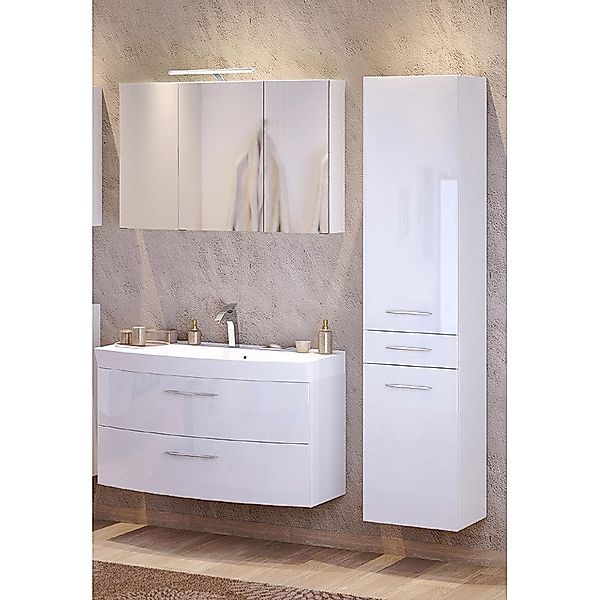 Lomadox Badmöbel-Set FLORIDO-03, (Spar-Set, 3-St), weiß günstig online kaufen