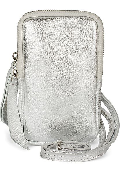 styleBREAKER Mini Bag Echtleder Handy Umhängetasche günstig online kaufen