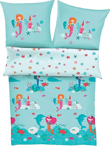 s.Oliver Junior Kinderbettwäsche "Satinbettwäsche s.Oliver Junior Meerjungf günstig online kaufen