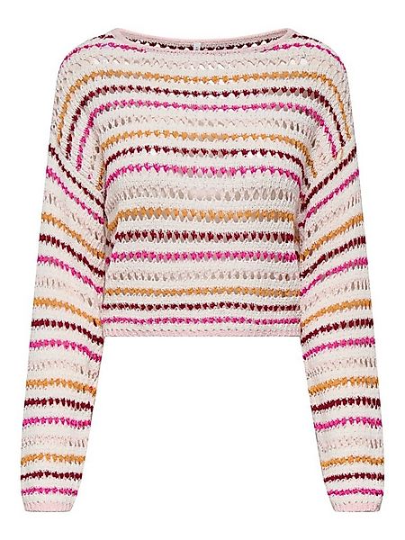 ONLY Strickpullover ONLGEENA LS SHORT STRIPE BOATNECK C günstig online kaufen