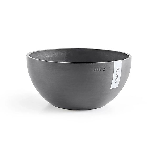 Ecopots Pflanzschale Brussels Grau 35 cm günstig online kaufen