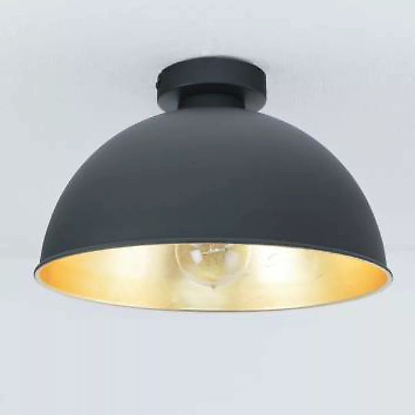 Moderne runde Deckenlampe Schwarz günstig online kaufen