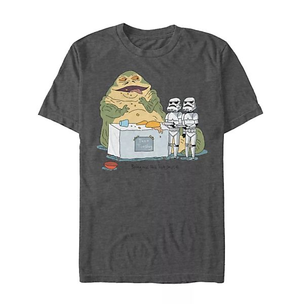 Star Wars - Jabba the Hutt Bring Me The Hot Sauce - Männer T-Shirt günstig online kaufen
