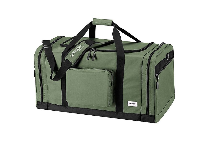 monzana Reisetasche, 90L 70x35x35cm Weekender Duffle Bag Sporttasche Olivgr günstig online kaufen