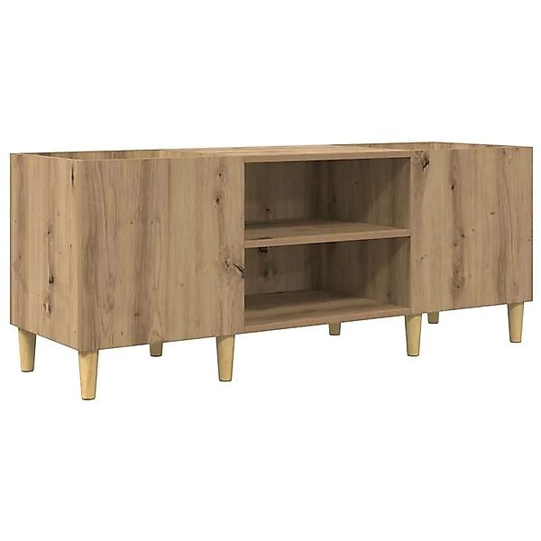 vidaXL Schallplattenschrank Artisan-Eiche 121 x 38 x 48 cm 881472 günstig online kaufen