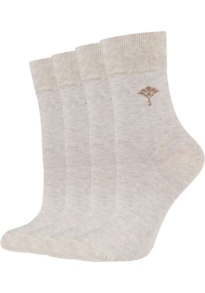 JOOP Socken "for your daily glam" 4 Paar tlg. mit Cornflower-Logo, Rippenbü günstig online kaufen