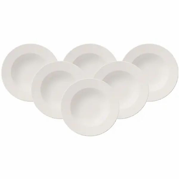 Villeroy & Boch Suppenteller »Suppenteller For Me ø 24,7 cm 6er Set weiß« günstig online kaufen