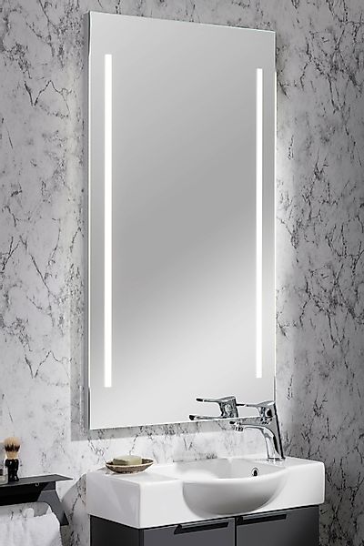 FACKELMANN Badspiegel »AL 55«, (1 St.), Spiegel mit LED, Breite 55cm günstig online kaufen