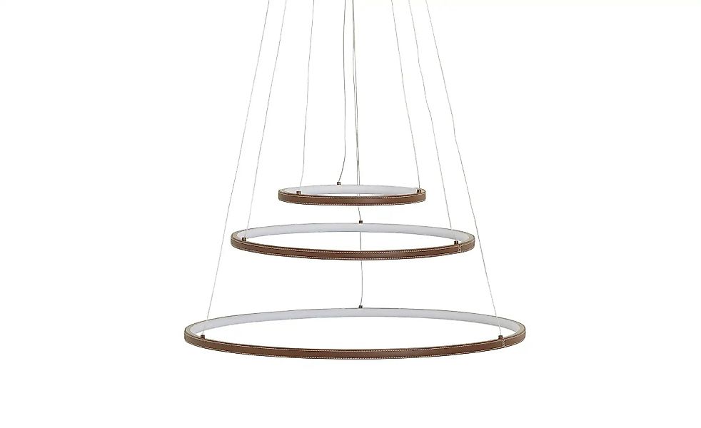 KHG LED-Pendelleuchte   ¦ braun ¦ Maße (cm): H: 150  Ø: 70 Lampen & Leuchte günstig online kaufen