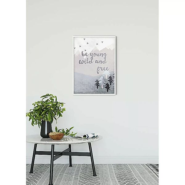 KOMAR Wandbild - Wild and Free - Größe: 50 x 70 cm mehrfarbig Gr. one size günstig online kaufen
