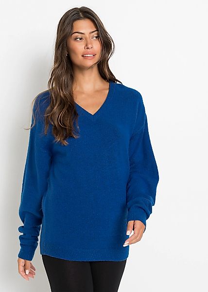 bonprix Strickpullover "Oversize-Strick-Pullover" aus weichem Material, mit günstig online kaufen