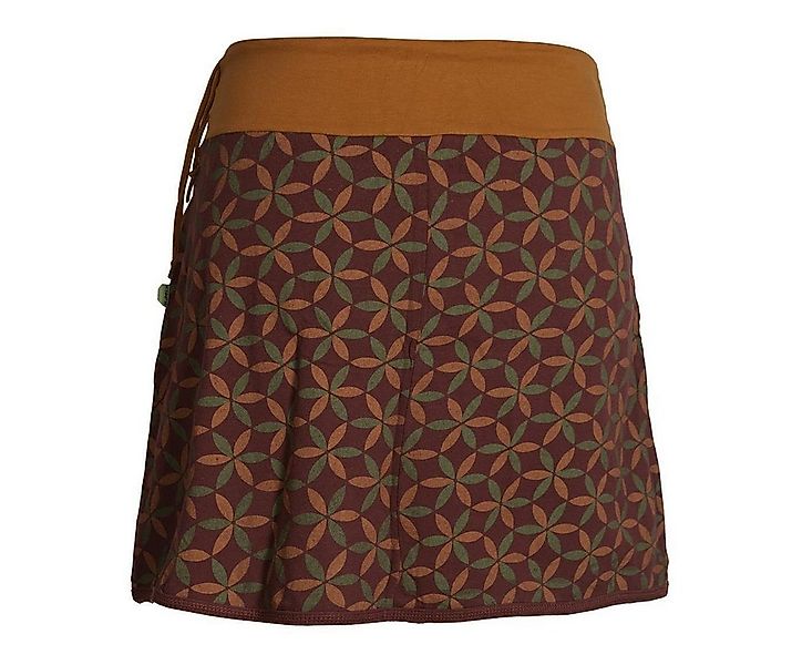 Vishes Minirock Rock 70er Jahre Retro Facetten Blumen-Druck Cacheur, Ethno, günstig online kaufen