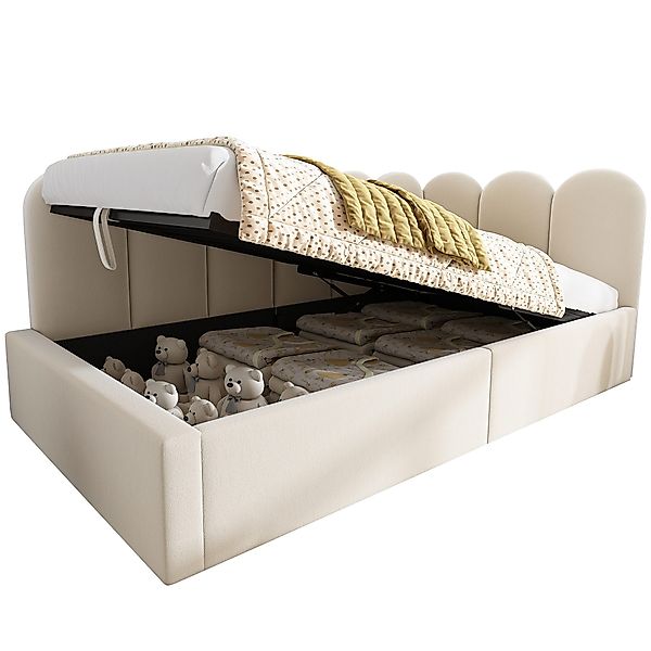 BlingBin Einzelbett Polsterbett Stauraumbett Tagesbett 90×190/200cm günstig online kaufen