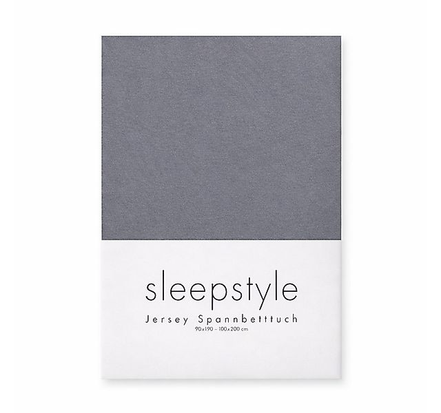Sleepstyle Spannbettlaken SleepStyle, Jersey, Gummizug: rundum, (1 Stück), günstig online kaufen