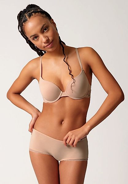 Skiny "Classicotton" Baumwollmix, mit Spitze, mit Polsterung, bequem, schli günstig online kaufen