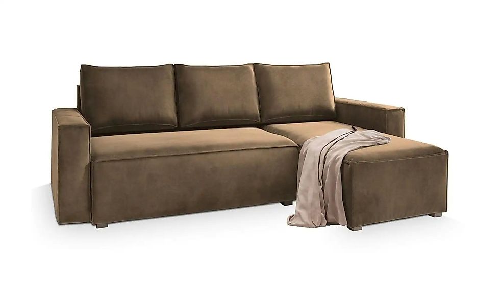 MASSENO Ecksofa mit Schlaffunktion Siles ¦ beige ¦ Maße (cm): B: 230 H: 85 günstig online kaufen