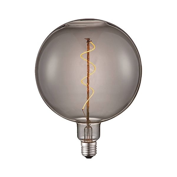 Lucande LED-Globe E27 Ø 18cm 4W 1800K, rauch günstig online kaufen