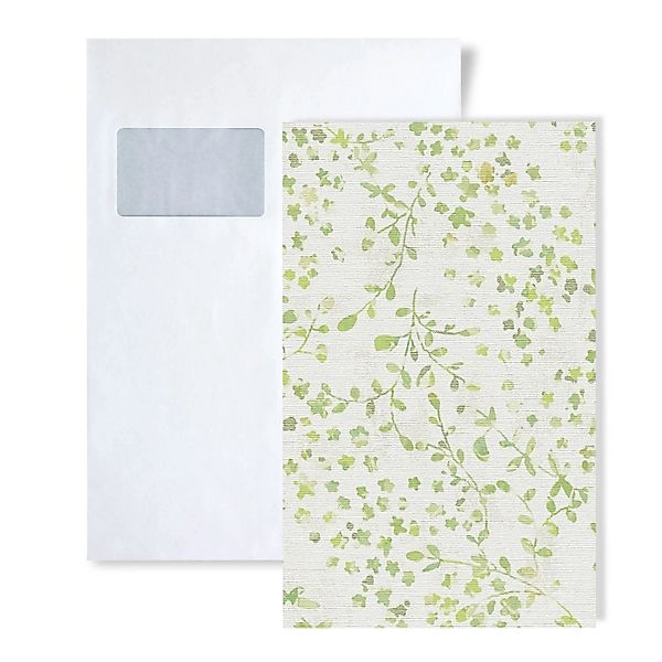 PROFHOME 1 MUSTERSTÜCK S-397472-GU DIN A4 MUSTER der Floralen Tapete günstig online kaufen