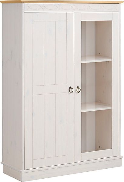 Home affaire Highboard Indra, Vitrine, Breite 85 cm, aus massiver Kiefer günstig online kaufen