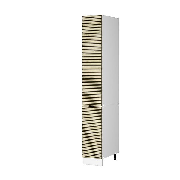 Vicco Hochschrank Fame-Line, Eiche Paneel/Weiß, 30 günstig online kaufen