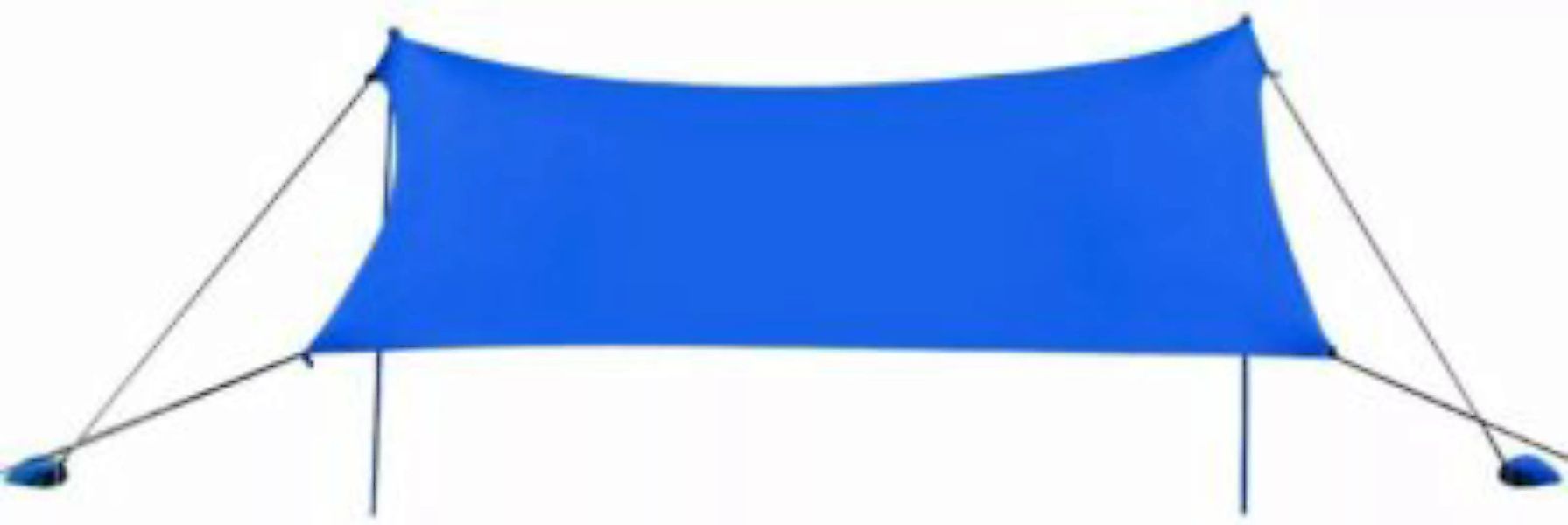 COSTWAY® Sonnensegel Strandmuschel blau günstig online kaufen