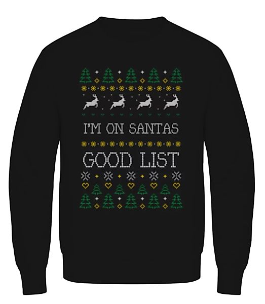 I Am On Santas Good List · Männer Pullover günstig online kaufen